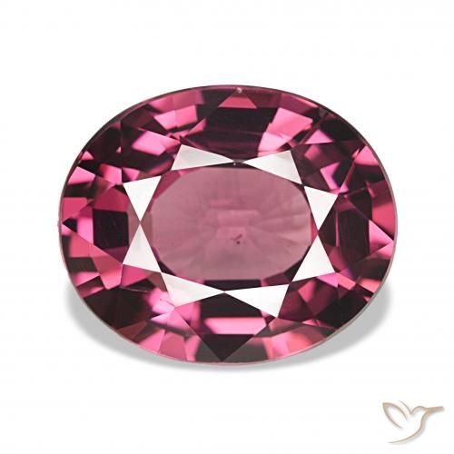 4.78ct Rosso lampone Granato rodolite, Ovale, VS