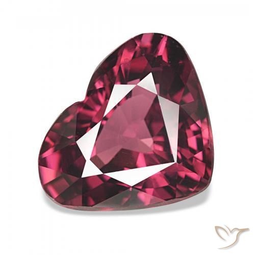 Granato rodolite Rosso lampone naturale da 4.42 ct, Cuore, VS