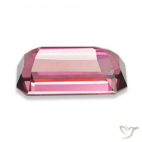 Granato rodolite Rosso lampone naturale da 3.95 ct, Ottagonale / Taglio smeraldo, VS