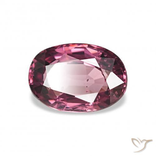 Granato rodolite Rosso lampone naturale da 1.09 ct, Taglio ovale, VS