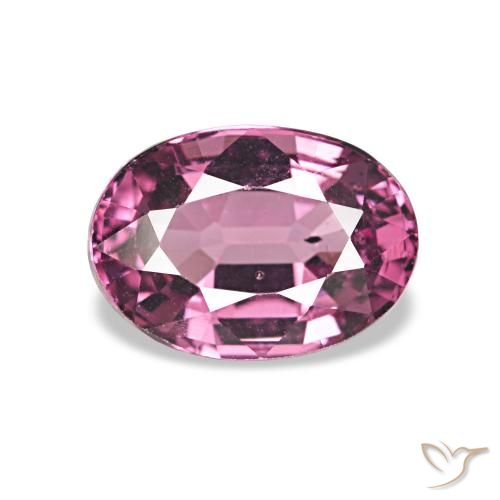 1.09ct Rosa violetto Granato rodolite, Ovale, VS