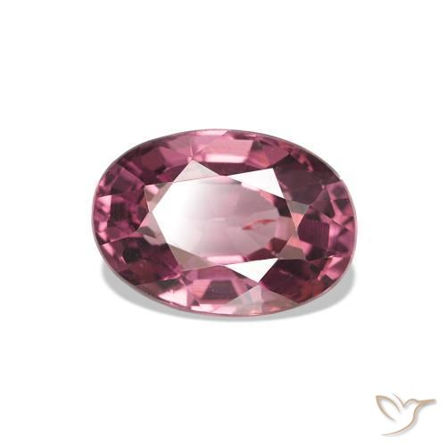 Granato rodolite Magenta-Rosa naturale da 1.12 ct, Taglio ovale, VS