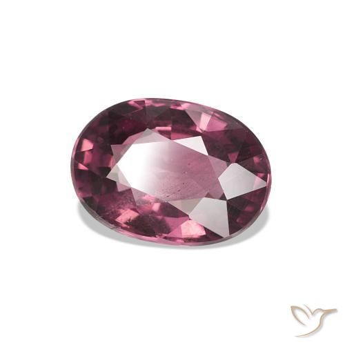 Granato rodolite Rosso lampone naturale da 1.03 ct, Taglio ovale, VS