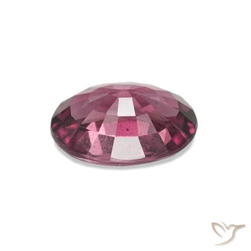 Granato rodolite Rosso lampone naturale da 1.03 ct, Taglio ovale, VS