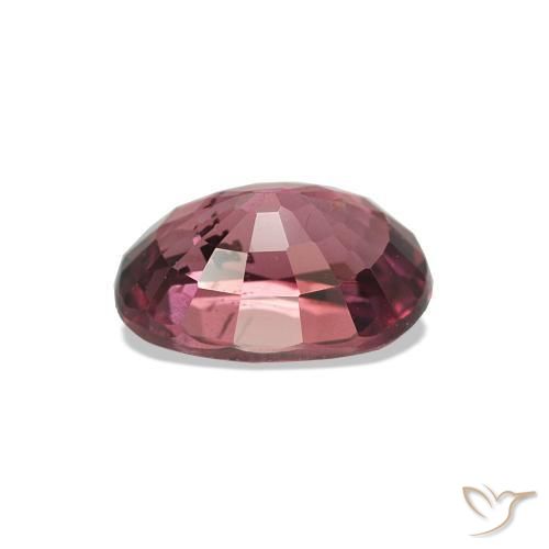 Granato rodolite Tono viola-rosso naturale da 1.04 ct, Taglio ovale, VS