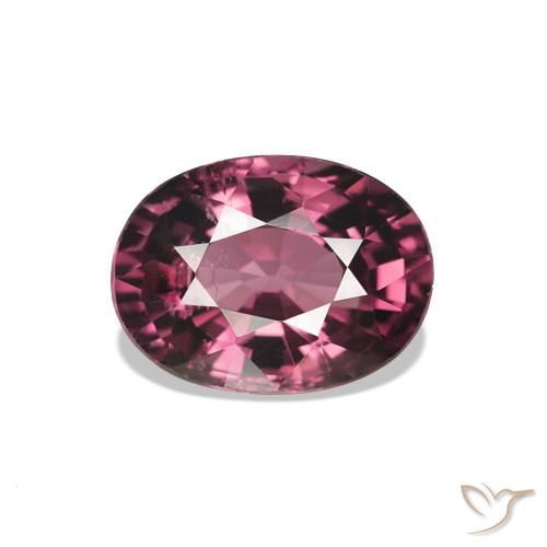 1.16ct Rosso purpureo Granato rodolite, Ovale, VS