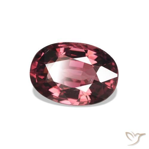 Granato rodolite Tonalità rosso lampone naturale da 1.17 ct, Taglio ovale, VS