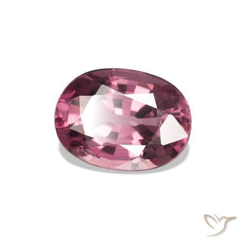 Granato rodolite Rosso medio naturale da 0.98 ct, Taglio ovale, VS-SI