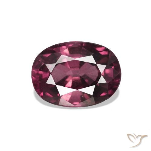 1.18ct Rosso medio Granato rodolite, Ovale, VS