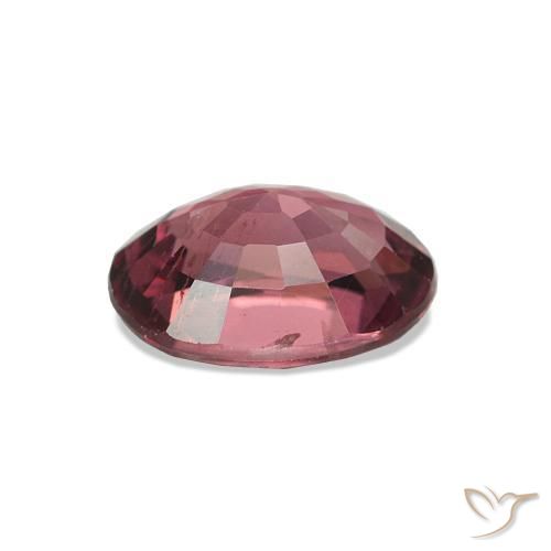 Granato rodolite Medium Dark-Red naturale da 1.11 ct, Taglio ovale, VS-SI