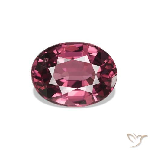 Granato rodolite Rosso medio naturale da 1.12 ct, Taglio ovale, VS-SI