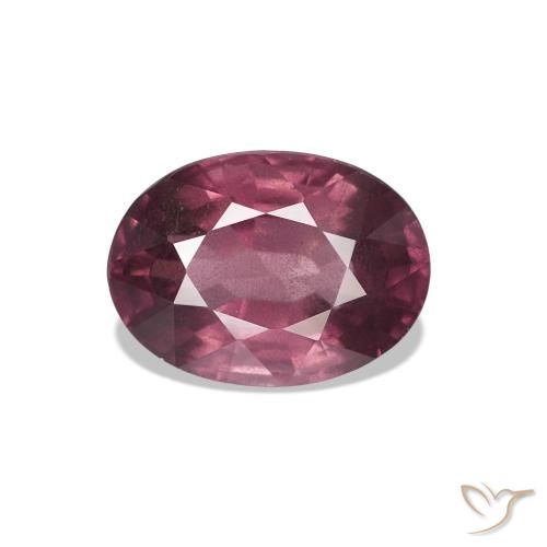1.15ct Rosso medio Granato rodolite, Ovale, VS