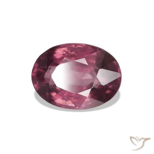 Granato rodolite Rosso medio naturale da 1.15 ct, Taglio ovale, VS