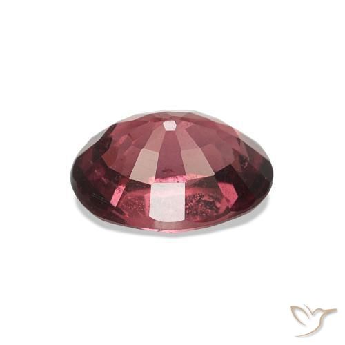 Granato rodolite Rosso tendente al rosa naturale da 1.13 ct, Ovale, VS-SI