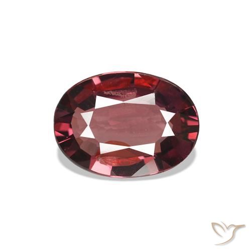 0.76ct Vino Rosso Profondo Granato rodolite, Ovale, VS