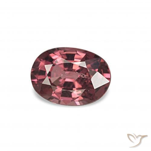 Granato rodolite Vino rosso naturale da 0.99 ct, Taglio ovale, VS-SI