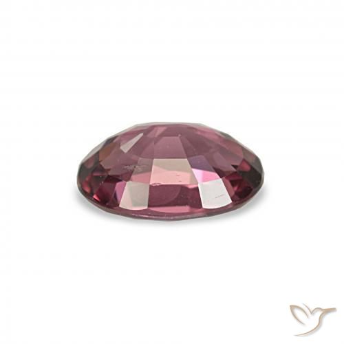 Granato rodolite Magenta-rosa scuro Dark naturale da 0.98 ct, Taglio ovale, VVS-VS