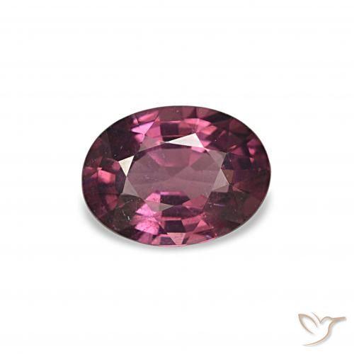 1.01ct Rosso lampone Granato rodolite, Ovale, VVS-VS