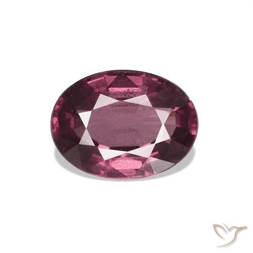 Granato rodolite Rosso lampone naturale da 1.02 ct, Taglio ovale, VS