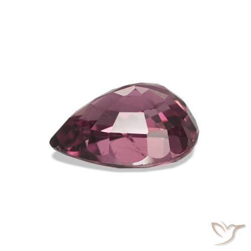 Granato rodolite Rosso lampone naturale da 1.00 ct, Forma a pera, VS-SI