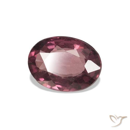 Granato rodolite Magenta intenso naturale da 0.77 ct, Taglio ovale, VS