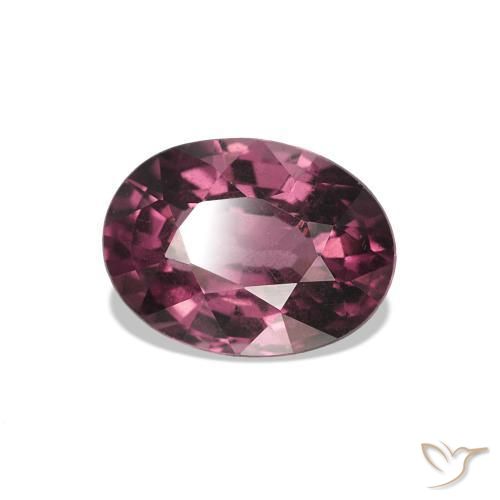Granato rodolite Rosso lampone naturale da 1.09 ct, Taglio ovale, VS