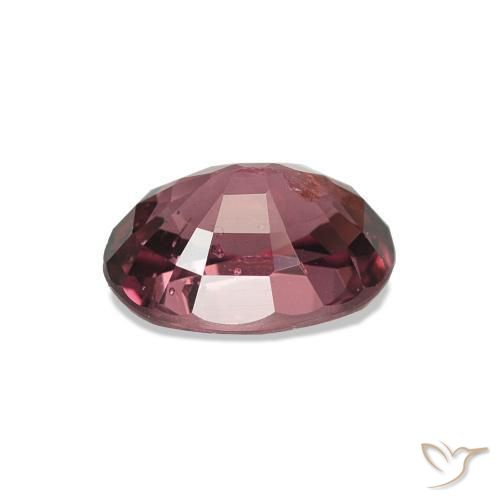 Granato rodolite Bacca Viola naturale da 1.11 ct, Taglio ovale, VS-SI