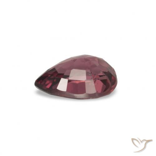 Granato rodolite Tono viola-rosso naturale da 0.91 ct, Forma a pera, VS