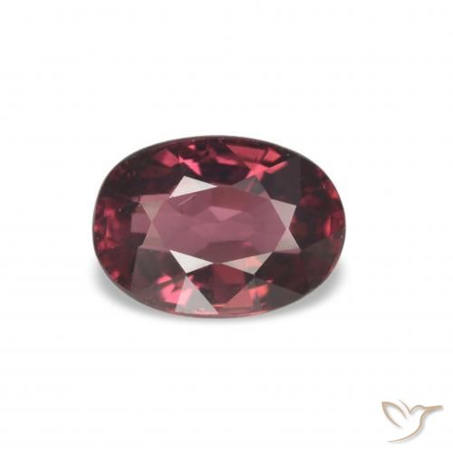 Granato rodolite Vino rosso naturale da 1.23 ct, Taglio ovale, VS