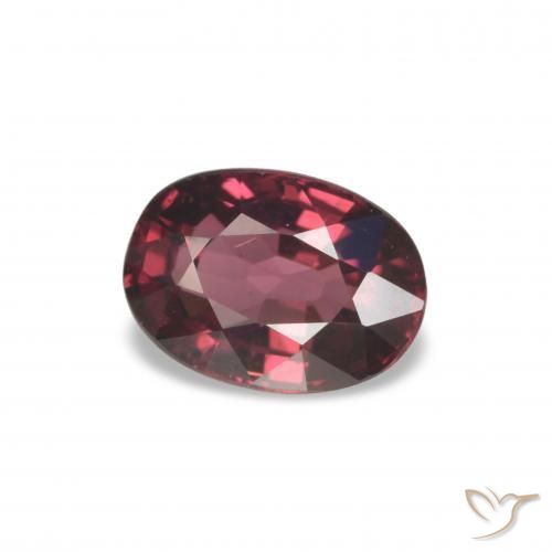 Granato rodolite Vino rosso naturale da 1.23 ct, Taglio ovale, VS