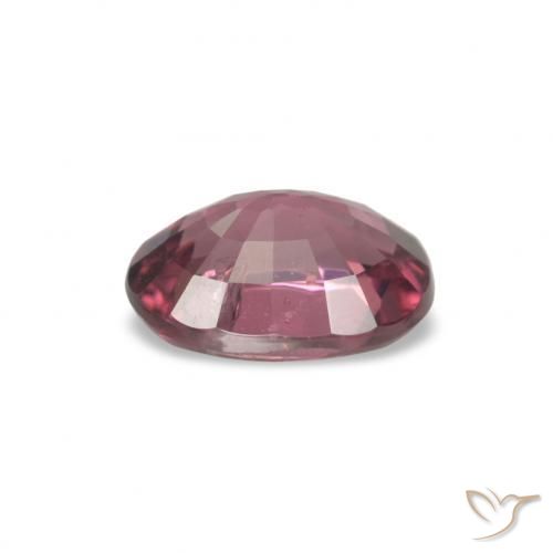Granato rodolite Medium Dark-Red naturale da 1.07 ct, Taglio ovale, VS-SI