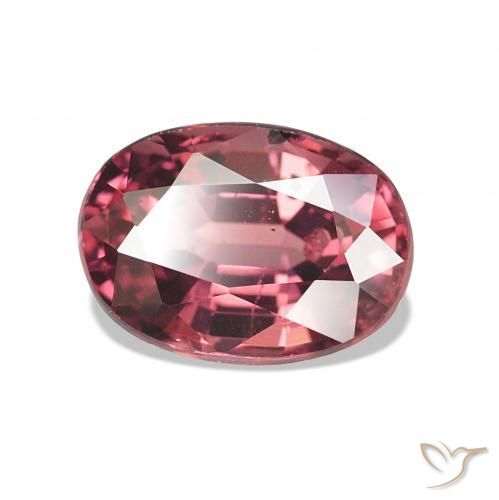 Granato rodolite Tonalità rosso lampone naturale da 1.19 ct, Ovale, VS-SI