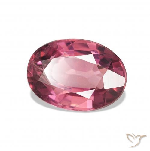 Granato rodolite Rosso medio naturale da 1.16 ct, Taglio ovale, VS