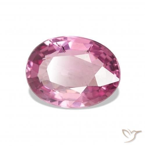 Granato Rodolite Rosa violetto naturale da 0.87 ct, Taglio ovale, VS