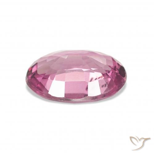 Granato Rodolite Rosa violetto naturale da 0.87 ct, Taglio ovale, VS