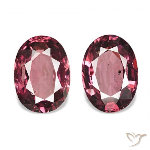 Gemme di Granato rodolite Magenta intenso naturale da 1.88 ct, Taglio ovale, VS