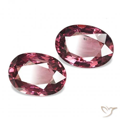 Gemme di Granato rodolite Magenta intenso naturale da 1.88 ct, Taglio ovale, VS