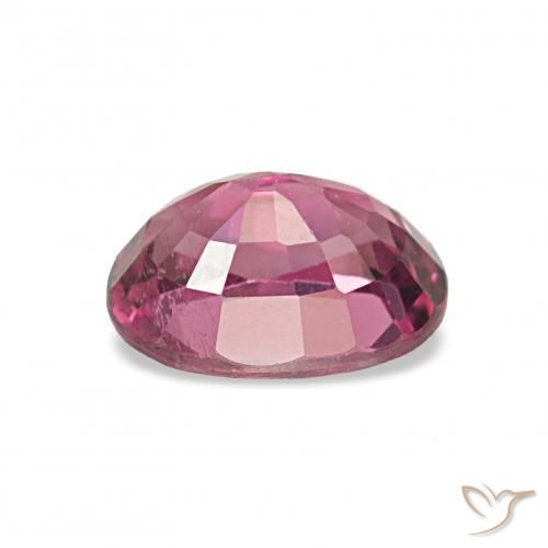 Granato rodolite Rosso lampone naturale da 1.10 ct, Taglio ovale, VS