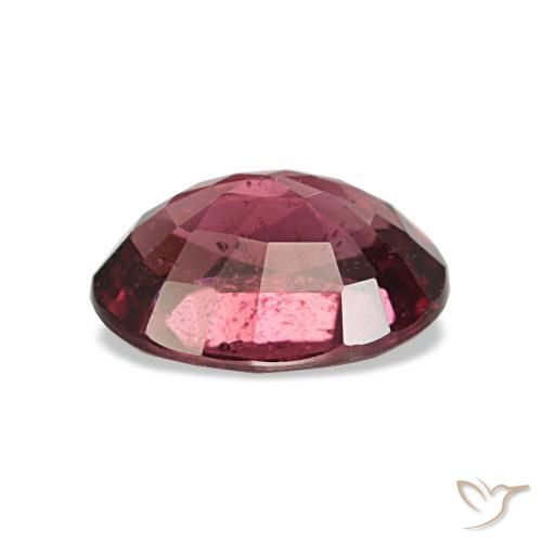 Granato rodolite naturale rosso da 1,01 ct, taglio ovale, VS