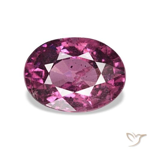 Granato rodolite naturale porpora da 1,15 ct, taglio ovale, VS-SI