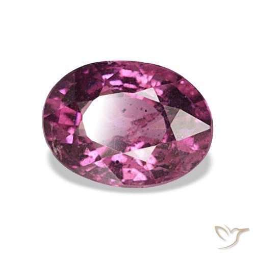 Granato rodolite naturale porpora da 1,15 ct, taglio ovale, VS-SI