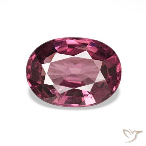 1.02ct rosa granato rodolite, ovale, VS