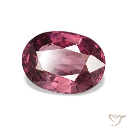 Granato rodolite naturale rosa da 1,02 ct, taglio ovale, VS