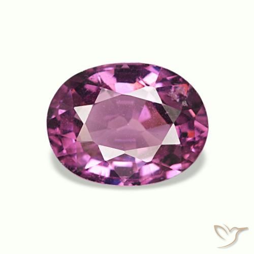 1.08ct porpora granato rodolite, ovale, VS