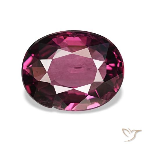 Granato rodolite naturale porpora da 2,83 ct, taglio ovale, SI
