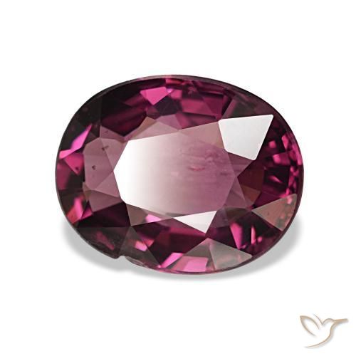 Granato rodolite naturale porpora da 2,83 ct, taglio ovale, SI