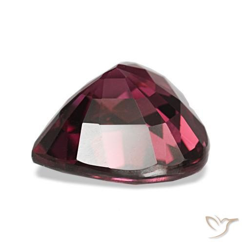Granato rodolite naturale porpora da 4,25 ct, a forma di cuore, VVS-VS