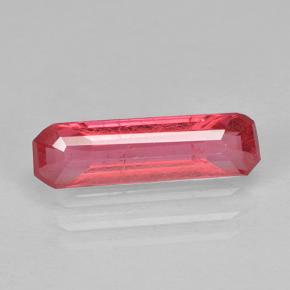 Rodonite Rosa medio naturale da 1.35 ct, Taglio smeraldo, SI