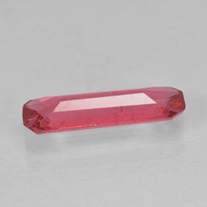 Rodonite Rosa medio naturale da 1.35 ct, Taglio smeraldo, SI
