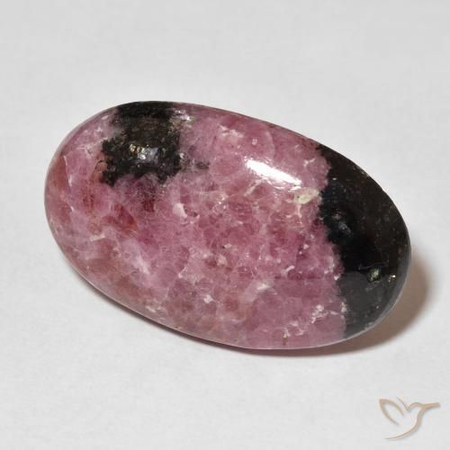 Rodonite Multicolore naturale da 29.09 ct, Ovale, Opaco